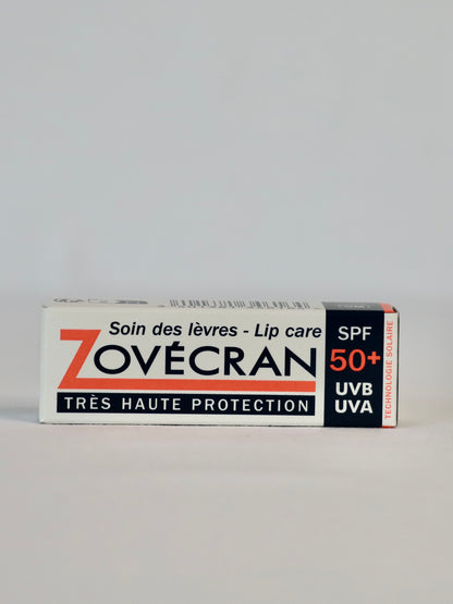Zovécran SPF 50+ – Soin des lèvres haute protection